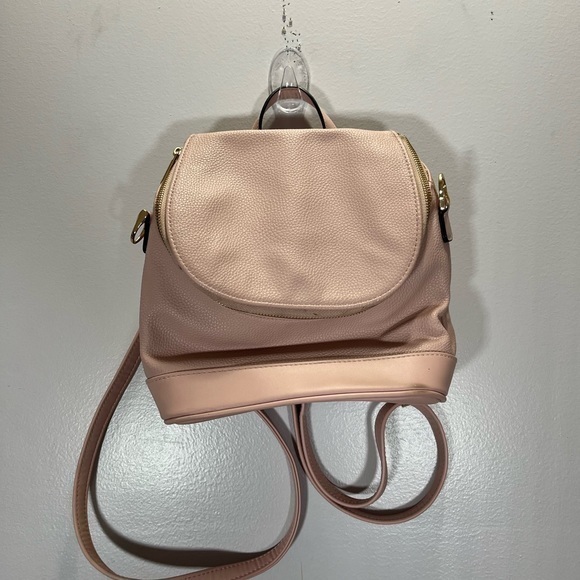 A New Day Women’s Light Pink Faux Leather Mini Backpack - Picture 3 of 13
